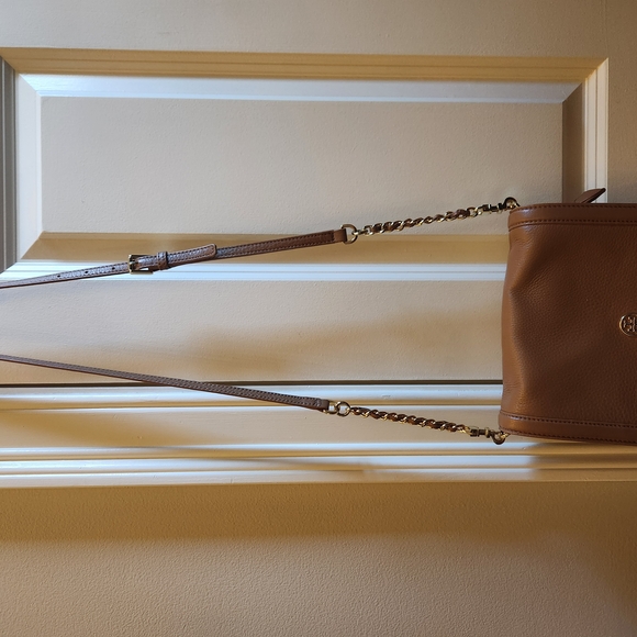 Tory Burch Tan Leather Crossbody Bag - Picture 8 of 10